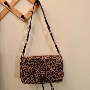 Guess Cheetah Print Shoulder Bag